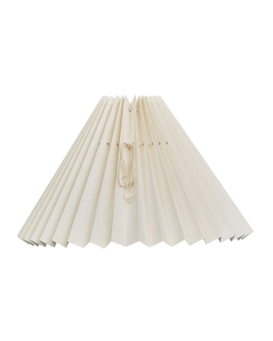Beige plisséskærm