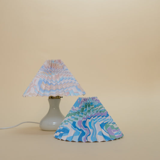 Lampeskærm - beige marble