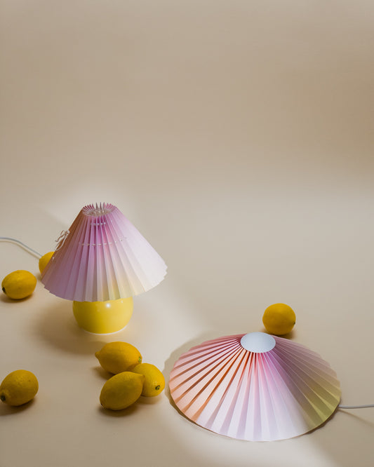 Lampeskærm - Pink gradient