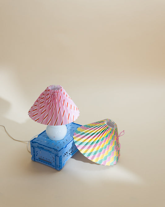 Lampeskærm - multicolor stripes