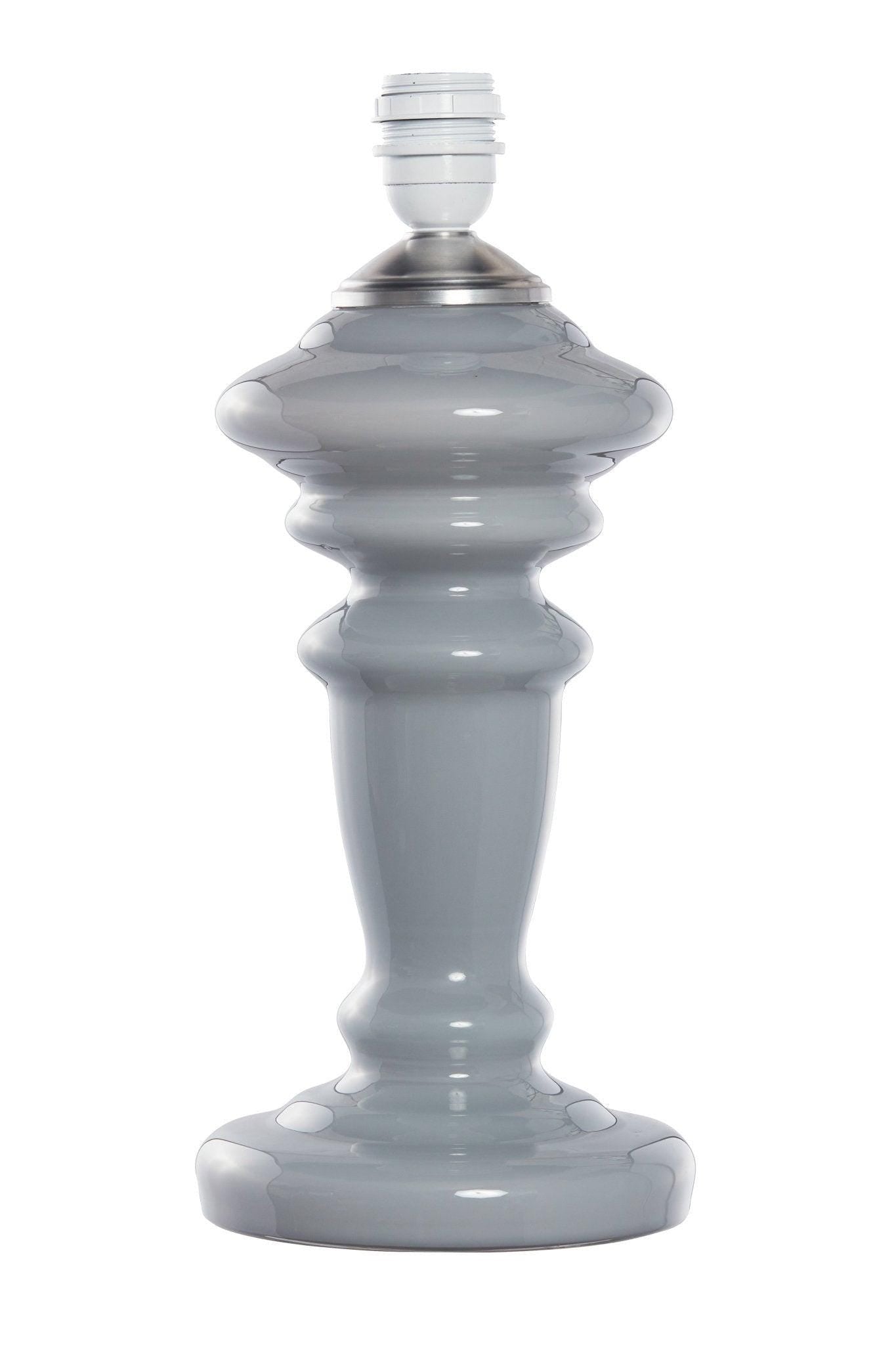 Lampe Oliver Lysegrå & Lysegrå stibet - Pink Rose ApS