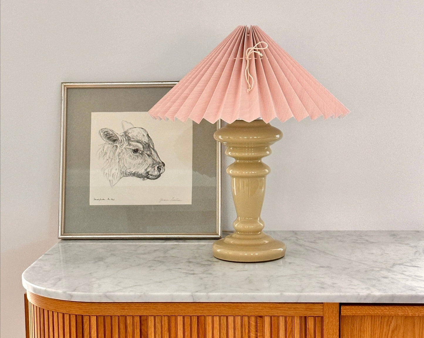 Lampefod Oliver - Lys Cappuccino - Pink Rose ApS