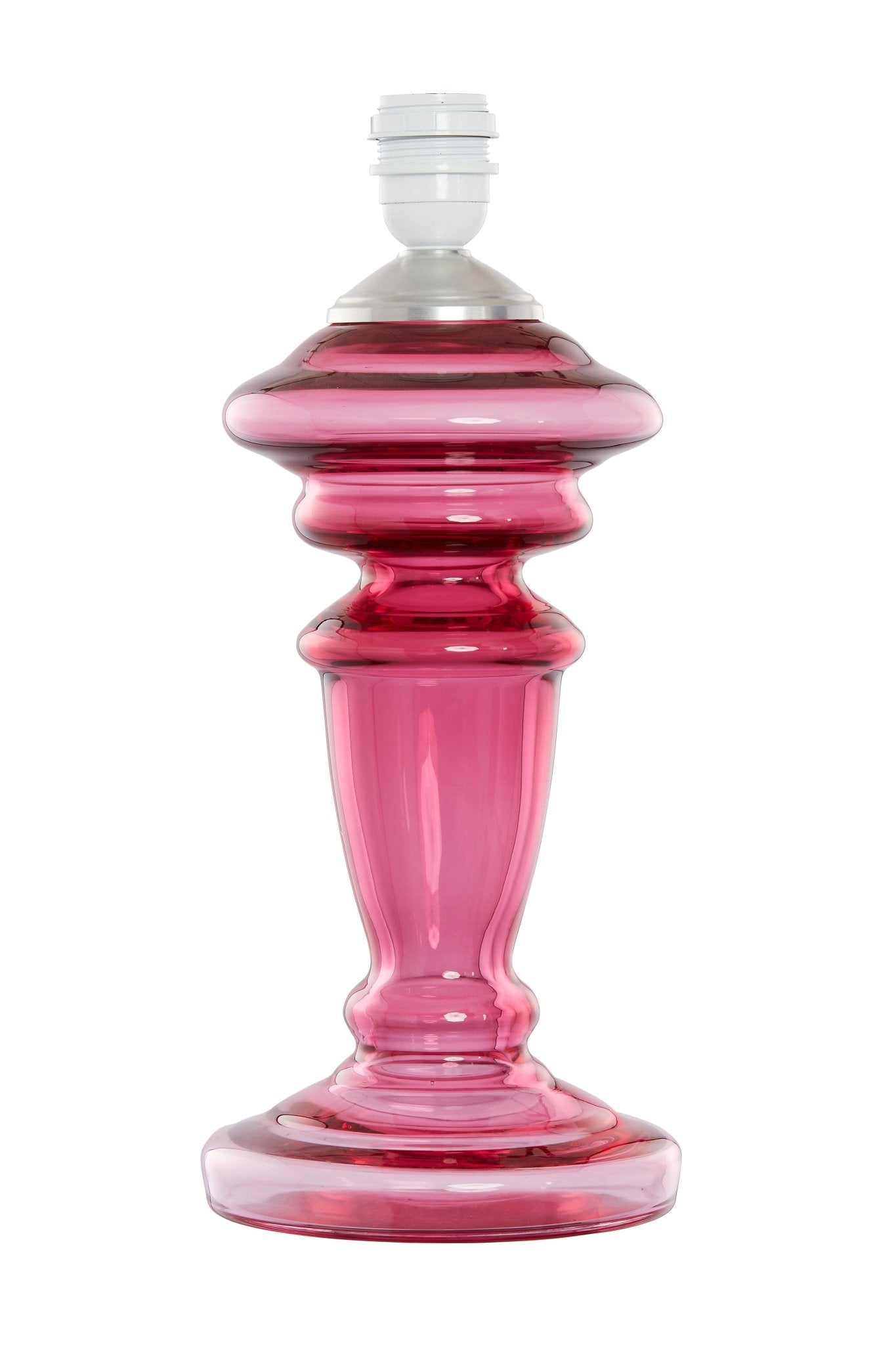 Lampefod Oliver - Rød Transparent - Pink Rose ApS