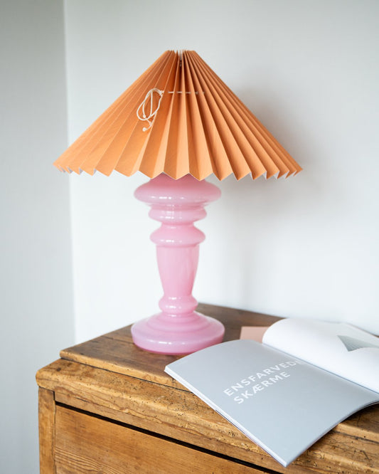 Lampefod Oliver - Rosa Opal - Pink Rose ApS