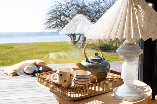 Lampefod Petro 1 - Lysegrå Opal - Pink Rose ApS