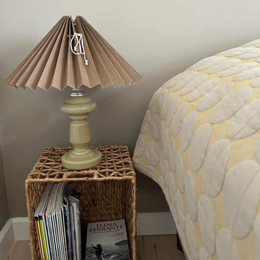 Lampeskærm - Brun - Pink Rose