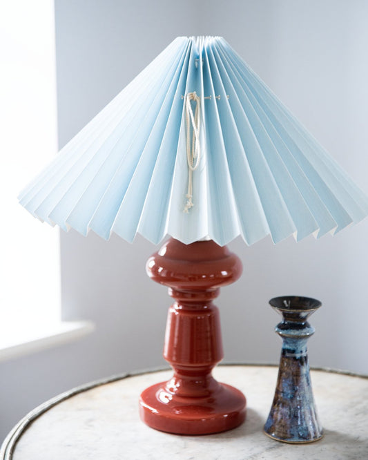 Lampeskærm - Lyseblå - Pink Rose ApS