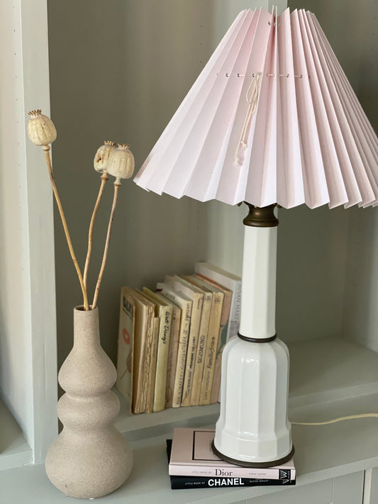 Lampeskærm - Rosa - Pink Rose ApS