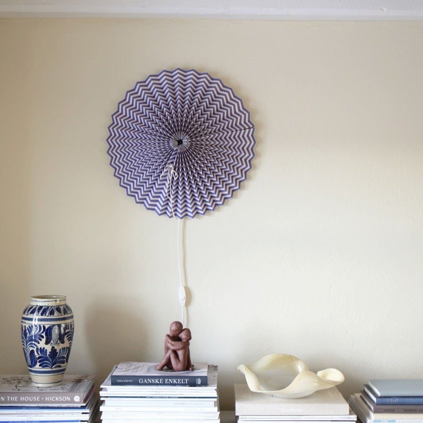 Rosette med Striber - Pink Rose ApS