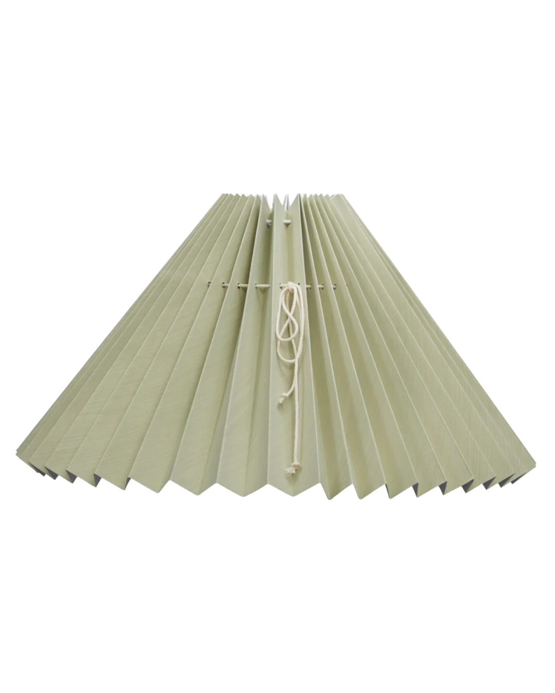 Anne Sofie i beige med støvgrøn skærm