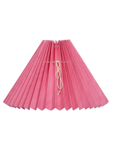 Pink plisséskærm