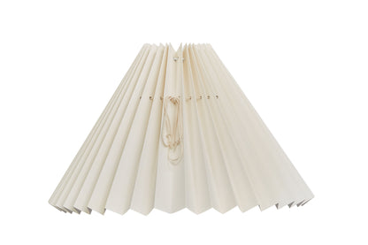 Lampe Oliver – Klar Lampe & Beige Lampeskærm