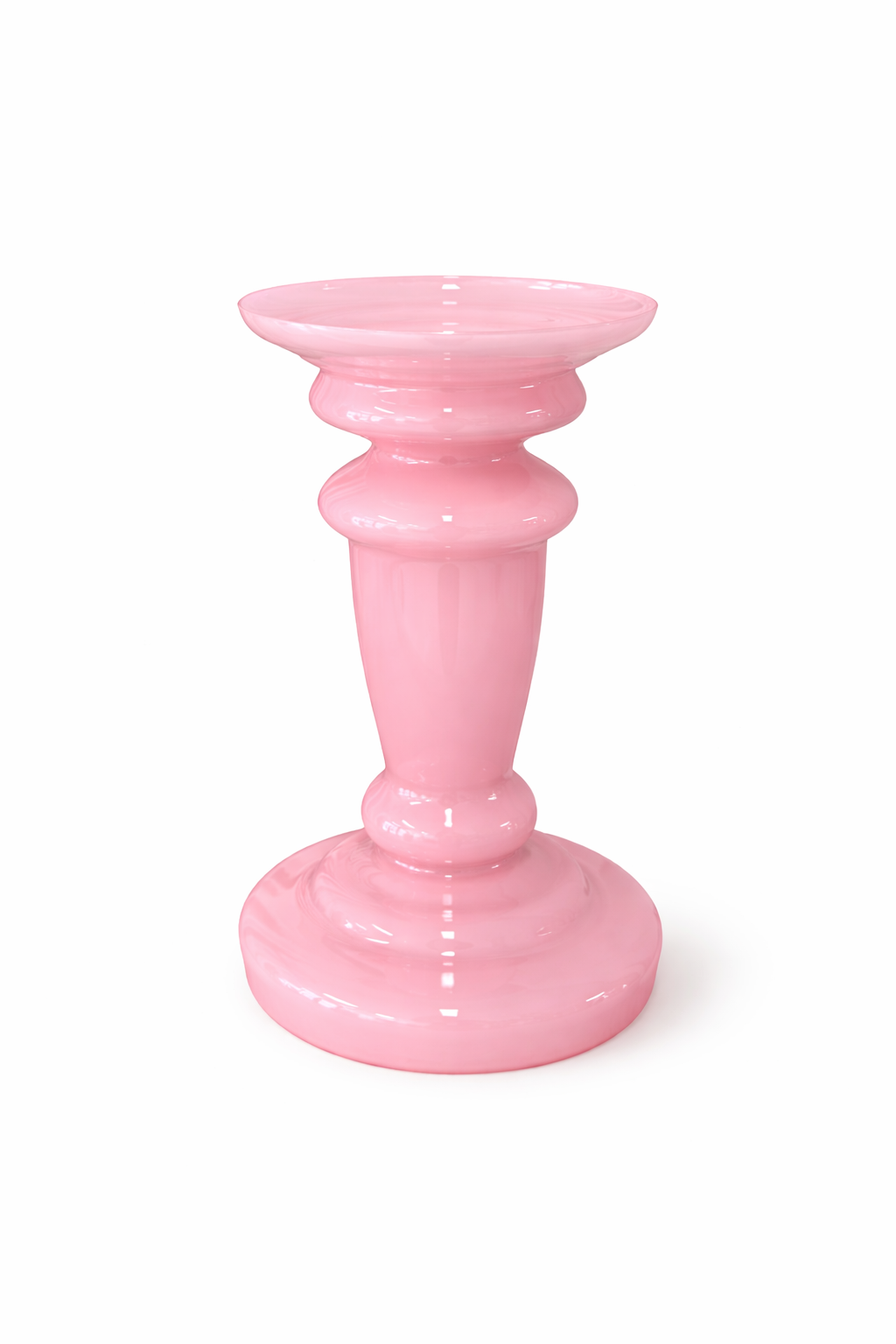 Oli vasen - lyserød opal – mundblæst glasvase fra Pink Rose