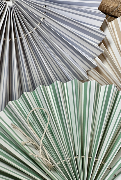 Mønstrede plisséskærme