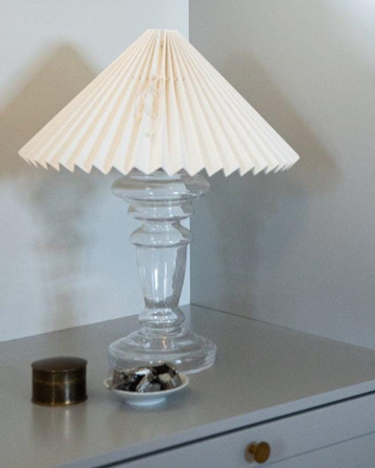 Lampe Oliver Klar & Beige - Pink Rose ApS