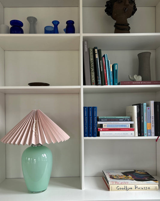 Lampe Anne Sofie Mintgrøn & Støvrosa - Pink Rose ApS