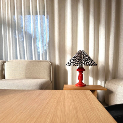 Lampe Petro 1 & Zebra skærm - Pink Rose