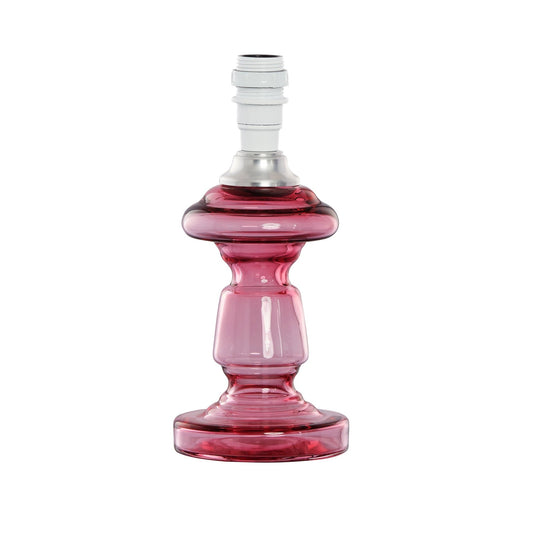 Lampefod Petro 3 - Rød Transparent - Pink Rose ApS