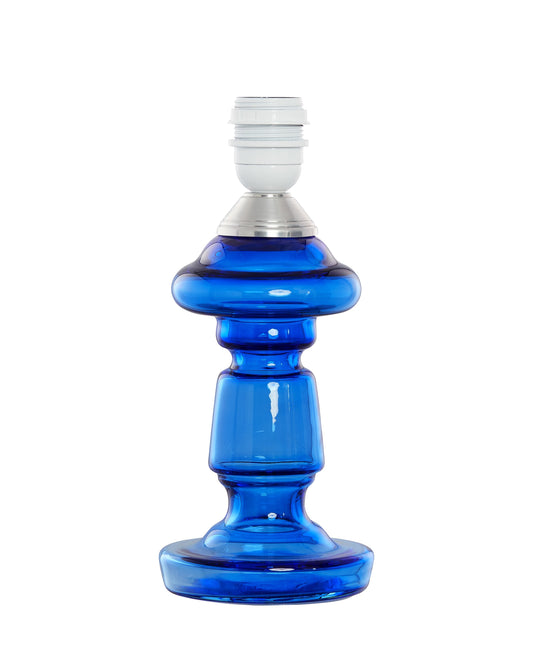 Lampefod Petro 2 - Koboltblå Transparent